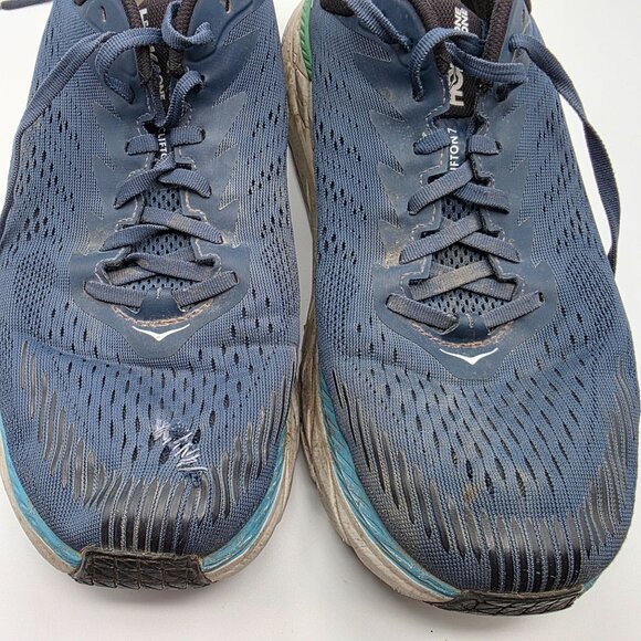 Hoka One One Mens Size 12 2E Blue Athletic Shoes Running Walking Comfort Casual - Picture 10 of 14